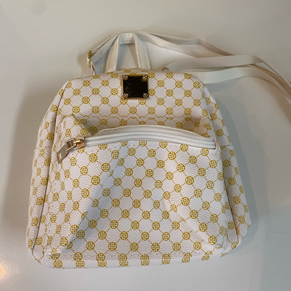 Brand New Zipper Backpack, Women's Geometric Backpack Adjustable Strap - Picture 2 of 5